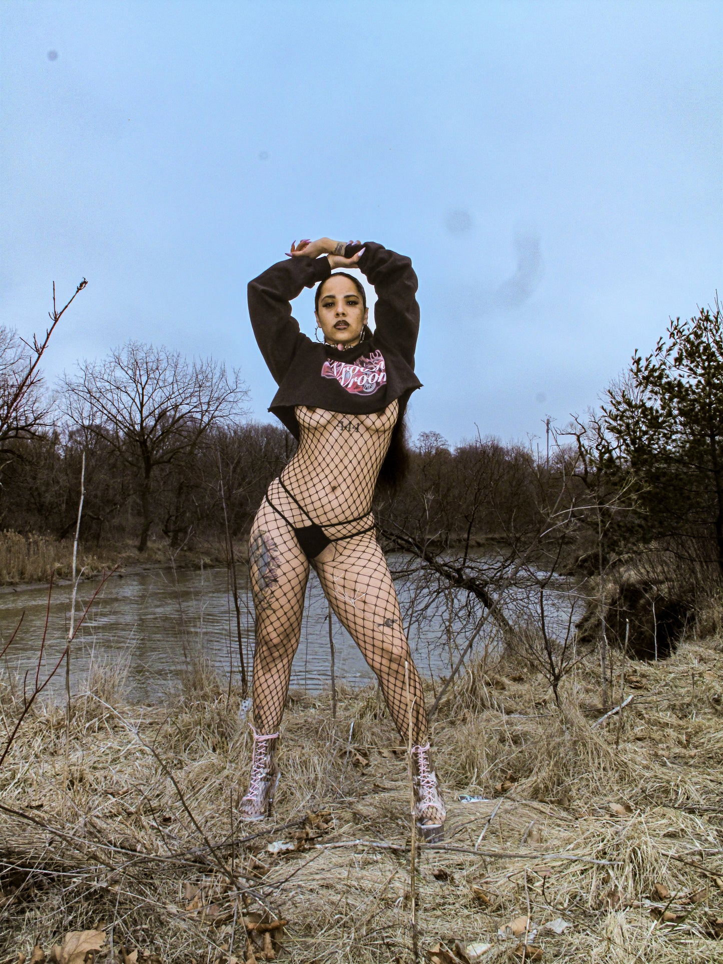 Cropped SEX SELLS Hoodie