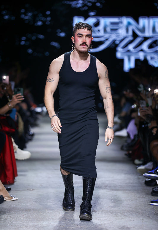 Butt Cut Out Tank Dress
