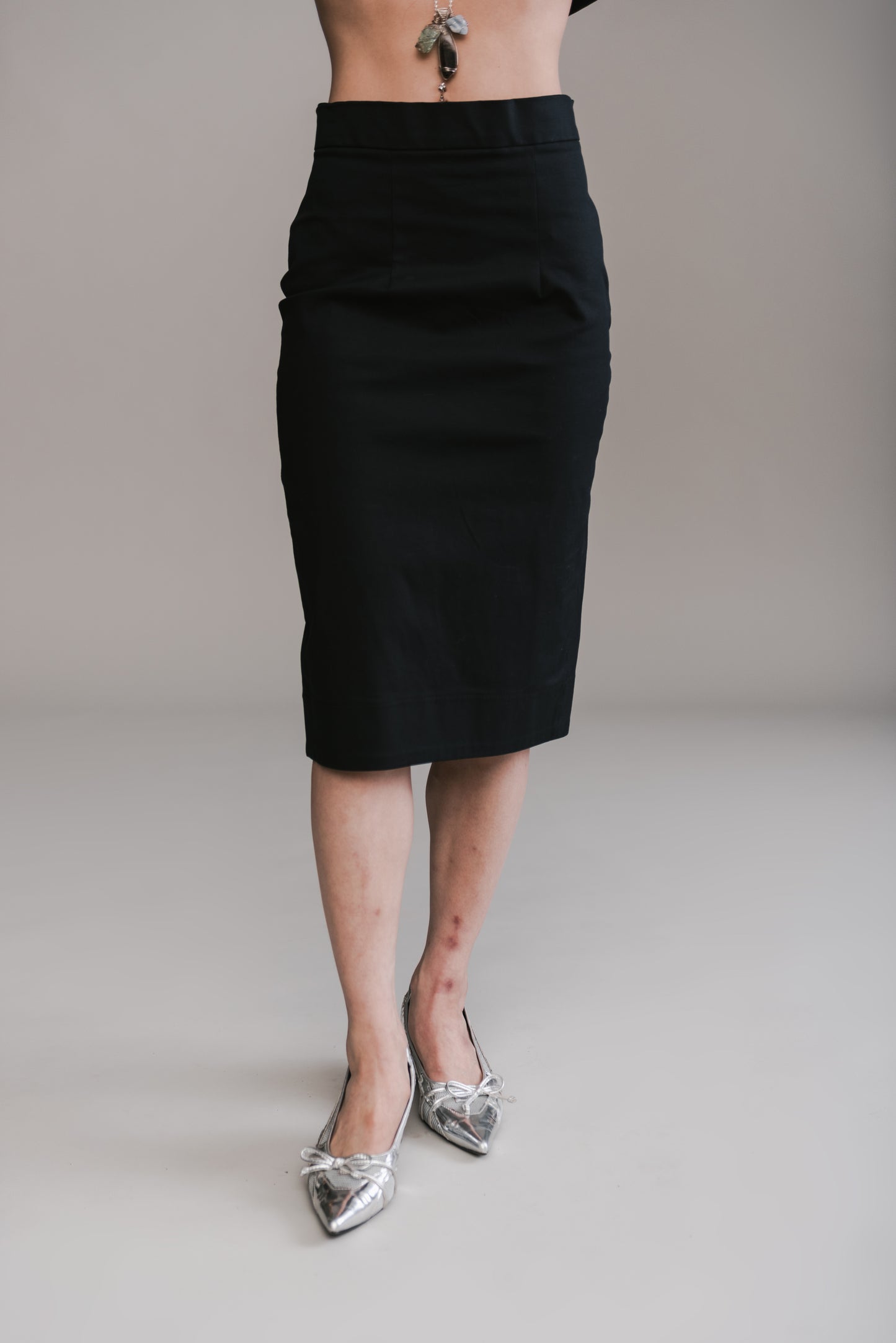 Cutout Pencil Skirt