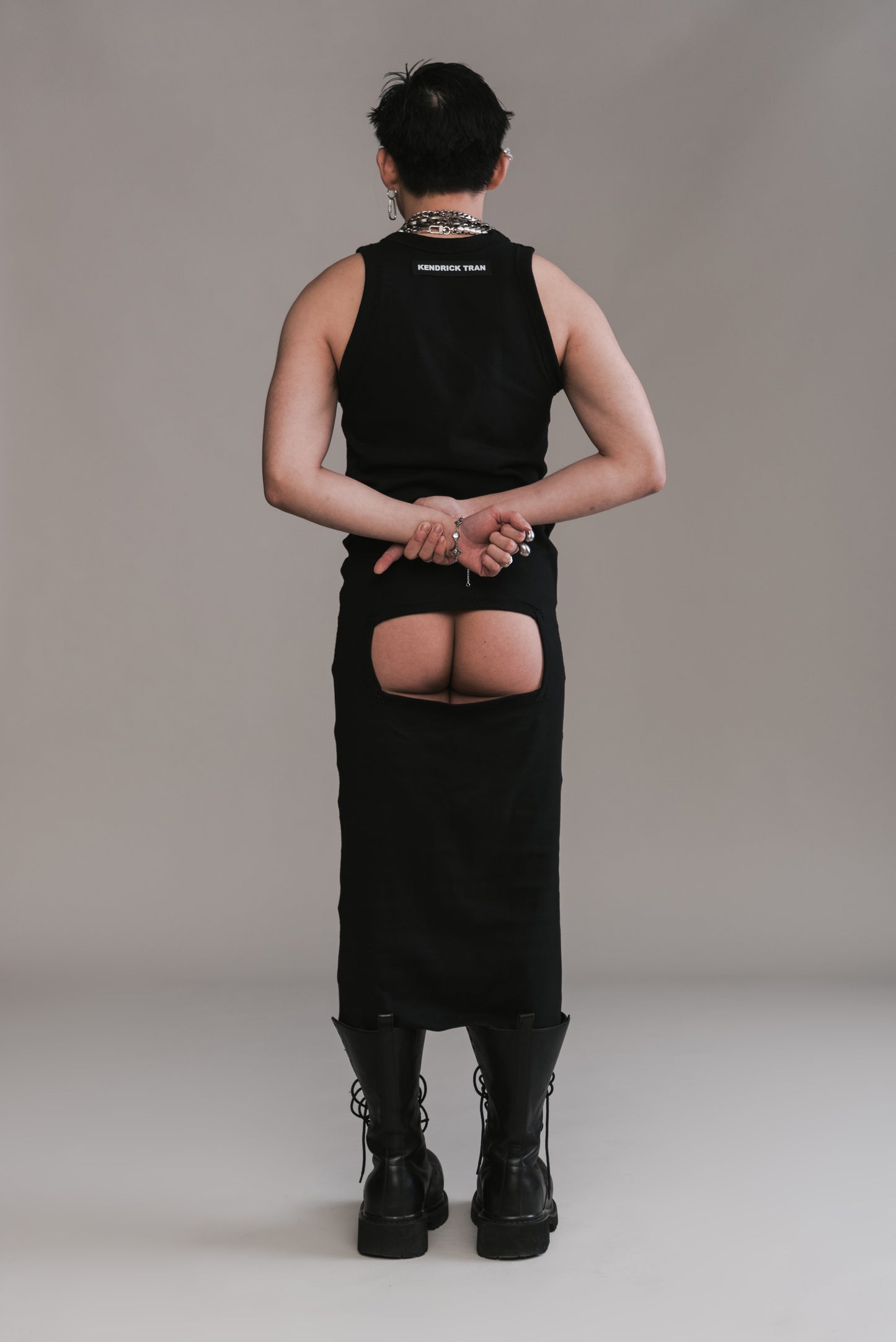 Butt Cutout Tank Dress – KENDRICK TRAN
