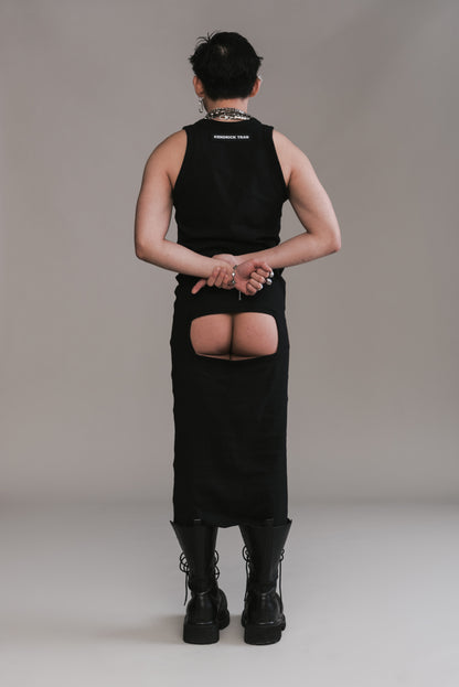 Butt Cutout Tank Dress