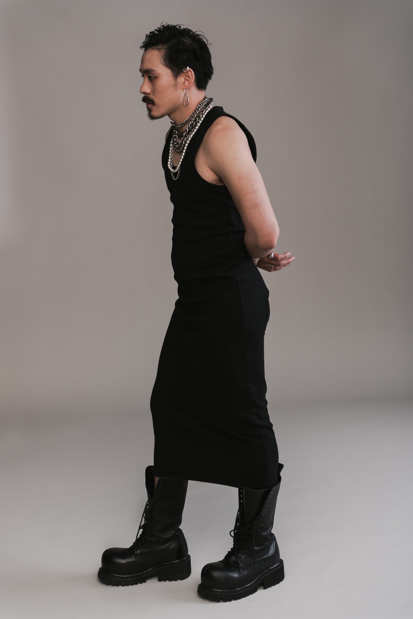 Butt Cutout Tank Dress – KENDRICK TRAN