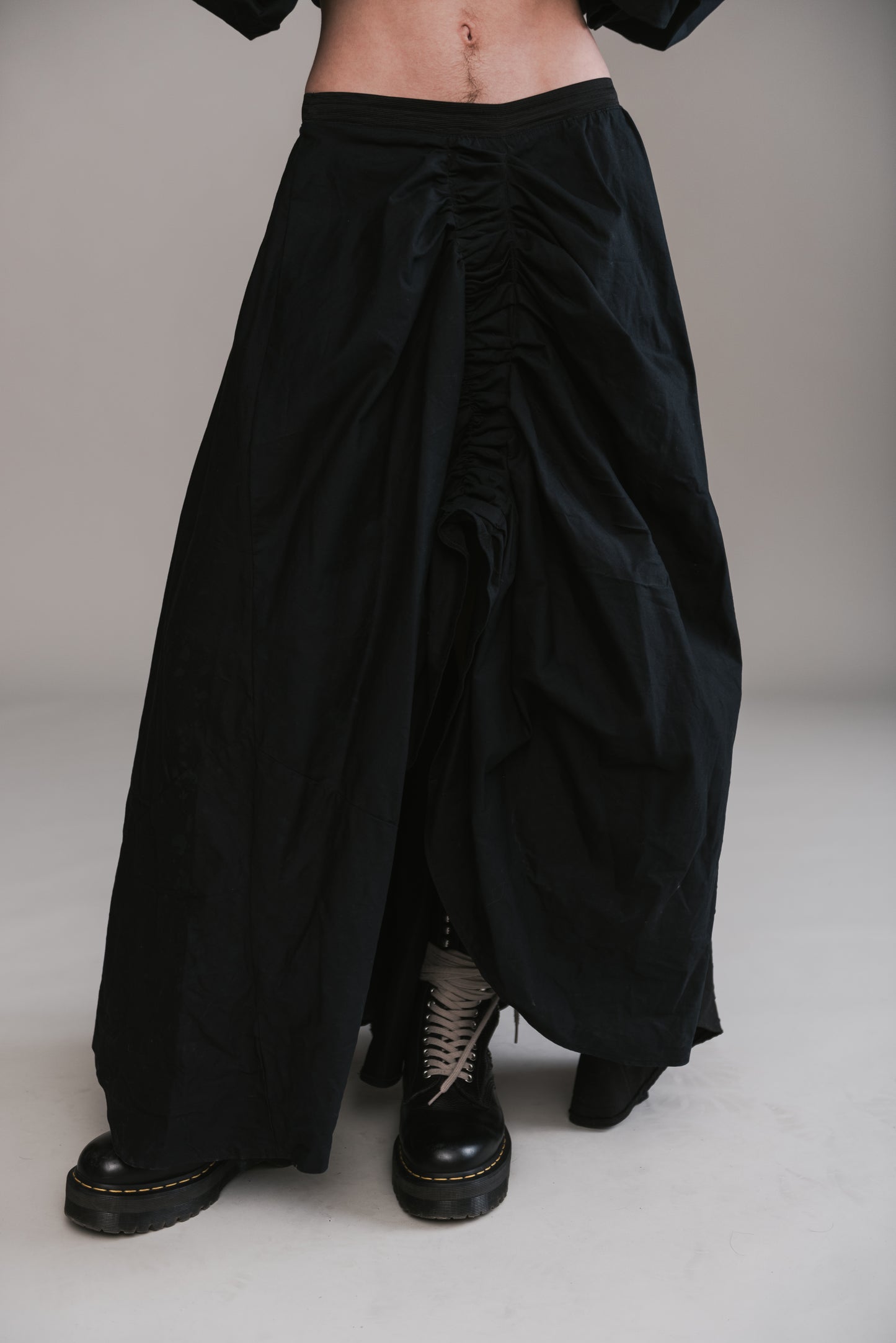 Crushed Energy Skirt and Button-Up