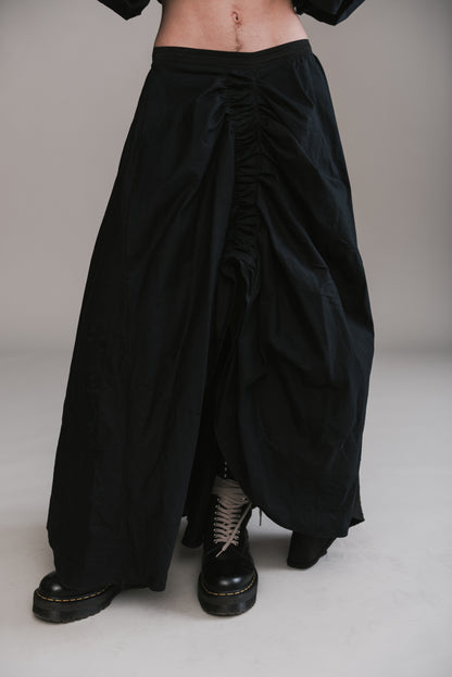 Crushed Energy Skirt and Button-Up