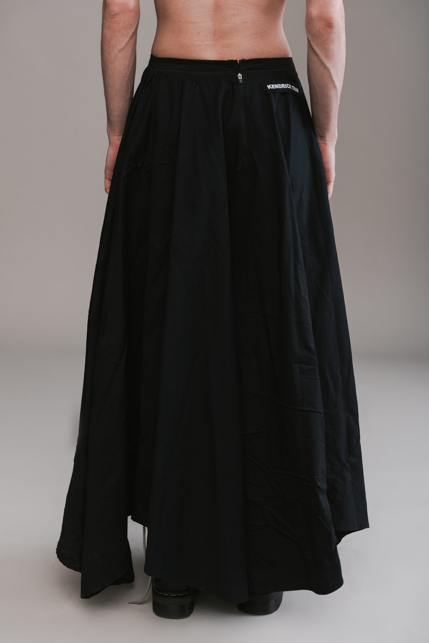 Crushed Energy Skirt and Button-Up