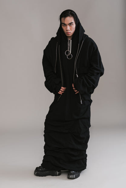 Three Layered Hoodie Dress