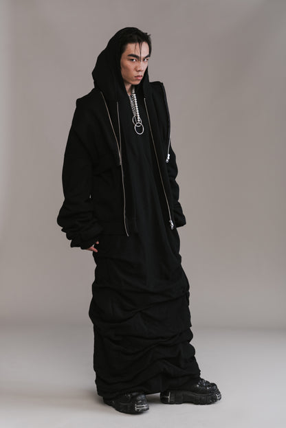 Three Layered Hoodie Dress