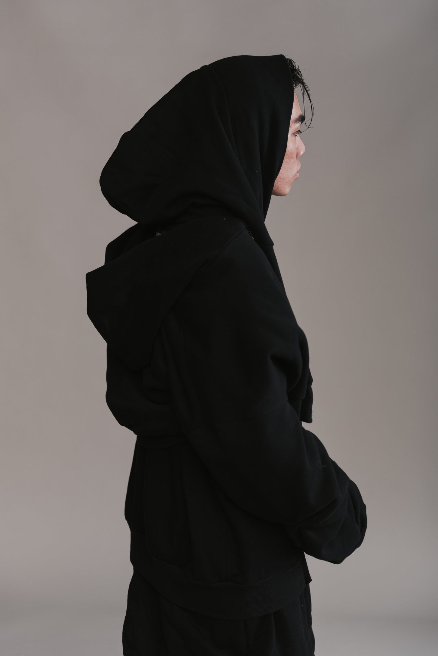 Three Layered Hoodie Dress