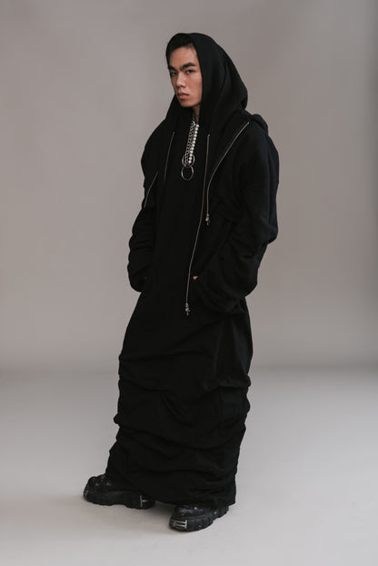 Three Layered Hoodie Dress