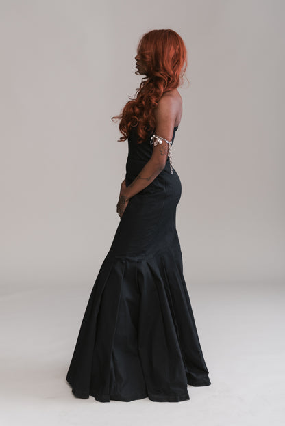 Pleated Maxi Dress